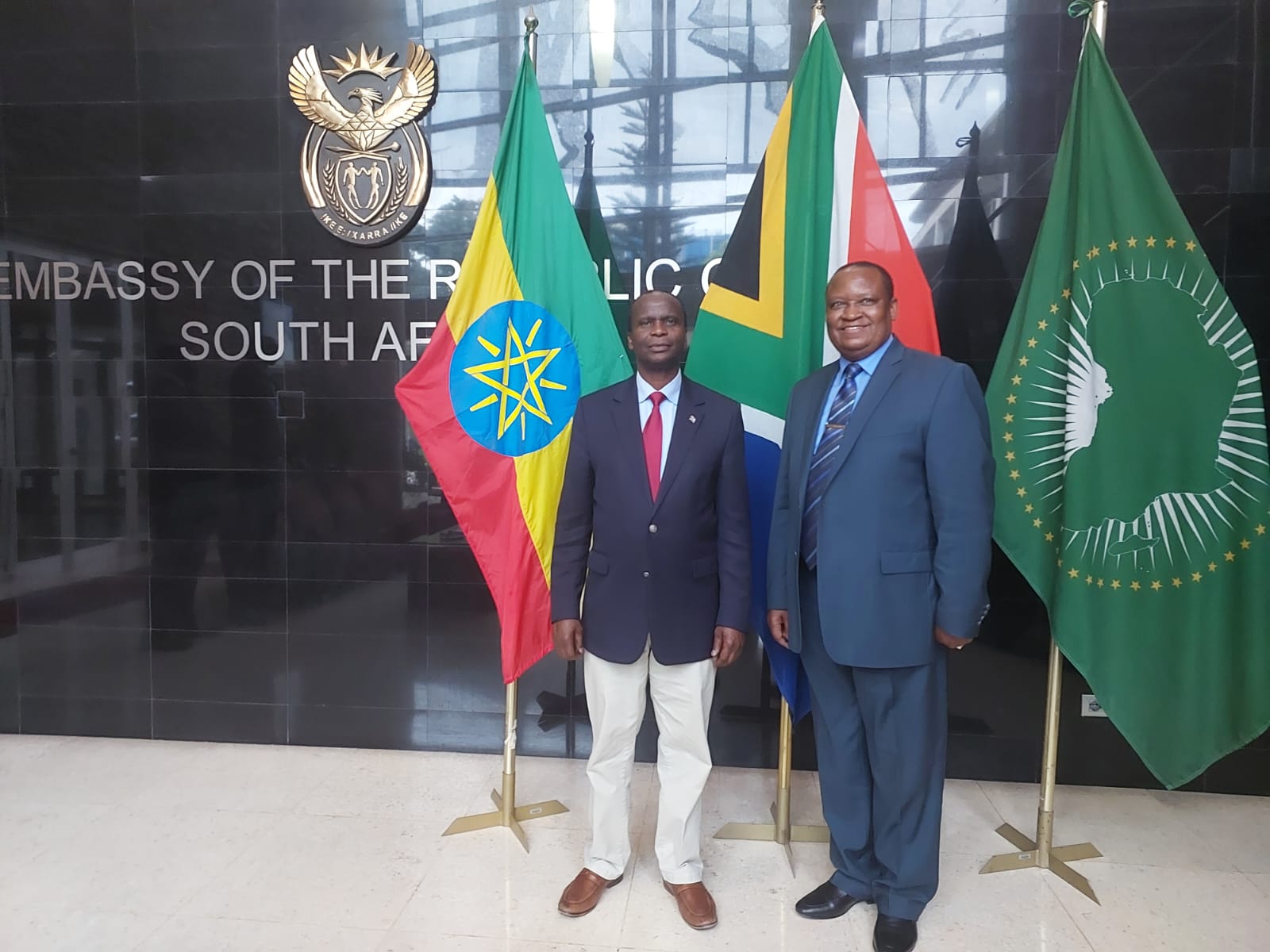 GLOCEPS delegation deliberation meeting with the South African Ambassa …