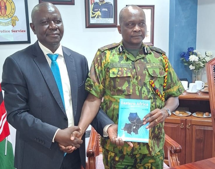 On Thursday 19th February, Gloceps Executive Director Dr Ken Asembo held a meeting with Kenya Police Service Director Training and Research to discuss possible research collaboration and partnership in areas of mutual interests.