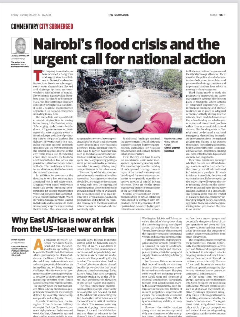 East Africa at Risk from US-Israel-Iran Fog of War Fraught with Uncertainty