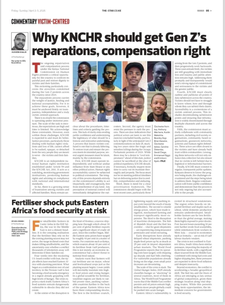 Why the Middle East War is Reshaping Africa’s Food Security